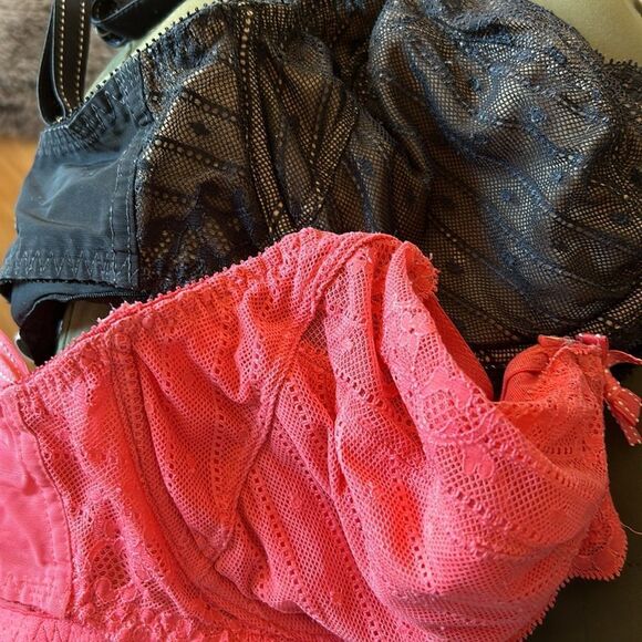 Chantelle Two Riva Gauche Full coverage unlined Bras Black 34 DD and Peach 34 D - Picture 12 of 16